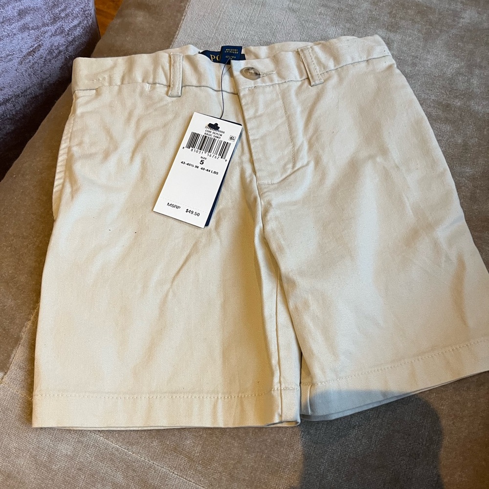 Polo Ralph Lauren boys Beige Flat Front Shorts